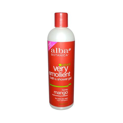 Alba Botanica Very Emollient Bath And Shower Gel Honey Mango - 12 Fl Oz