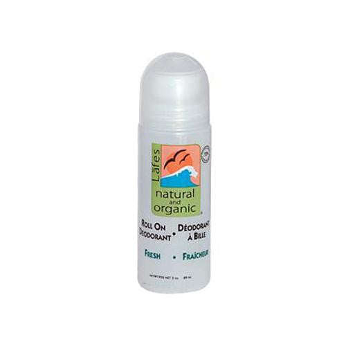 Lafe's Natural And Organic Roll On Deodorant Fresh - 3 Oz