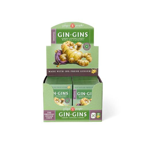 Ginger People Gingins Chewy Original Travel Packs - Case Of 24 - 1.6 Oz
