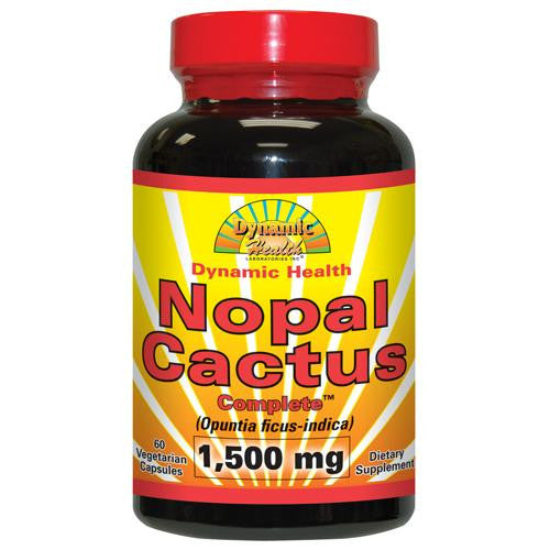 Dynamic Health Nopal Cactus Complete - 1500 Mg - 60 Vegetarian Capsules