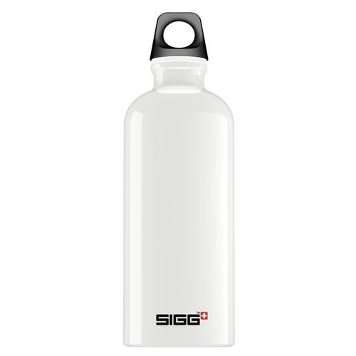 Sigg Water Bottle - Traveller - White - .6 Liter
