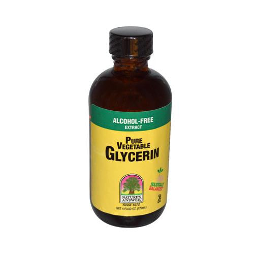 Nature's Answer Pure Vegetable Glycerin Alcohol Free - 4 Fl Oz