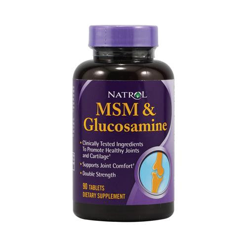 Natrol Msm And Glucosamine Double Strength - 90 Tablets