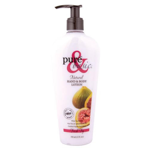 Pure And Basic Hand And Body Lotion - Fresh Fig - 12 Oz