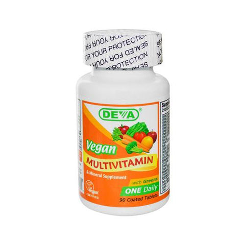 Deva Vegan Multivitamin And Mineral Supplement - 90 Coated Tablets