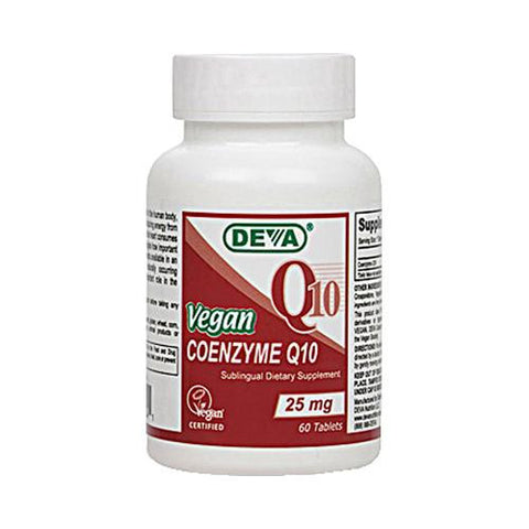 Deva Vegan Coenzyme Q10 - 25 Mg - 60 Tablets