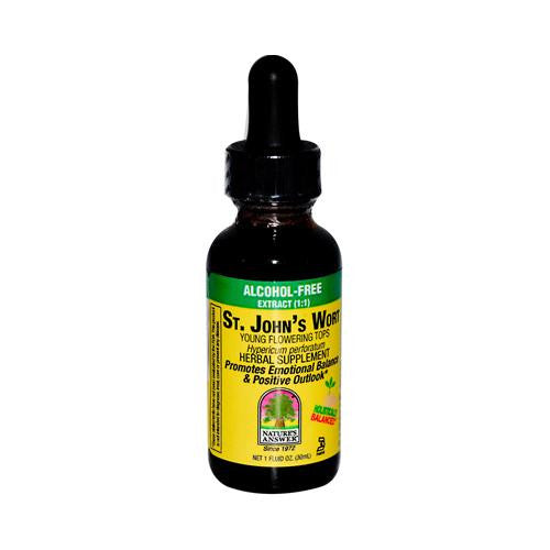 Nature's Answer St John's Wort Young Flowering Tops Alcohol Free - 1 Fl Oz