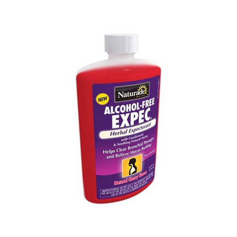 Naturade Alcohol-free Herbal Expectorant - Natural Cherry Flavor - 4.2 Oz