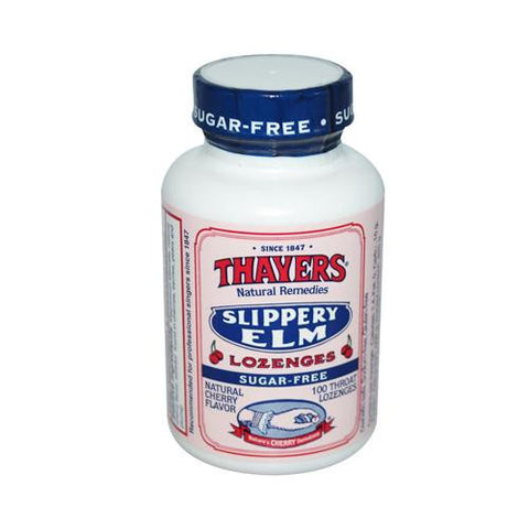 Thayers Slippery Elm Lozenges Cherry - 100 Lozenges