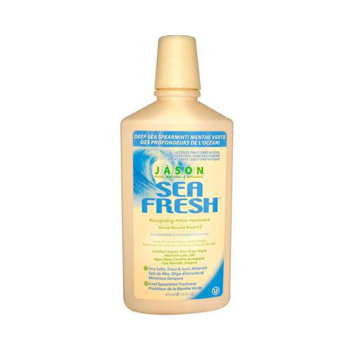 Jason Sea Fresh Biologically Active Mouthwash Deep Sea Spearmint - 16 Fl Oz