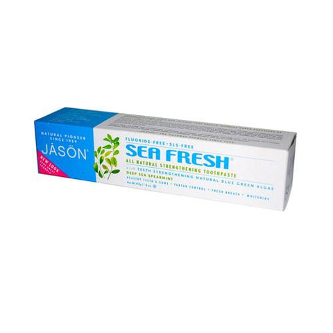 Jason Sea Fresh - All Natural Sea-sourced Toothpaste Deep Sea Spearmint - 6 Oz