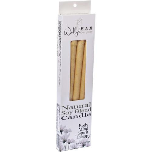 Wally's Ear Candles Plain Paraffin - 4 Candles