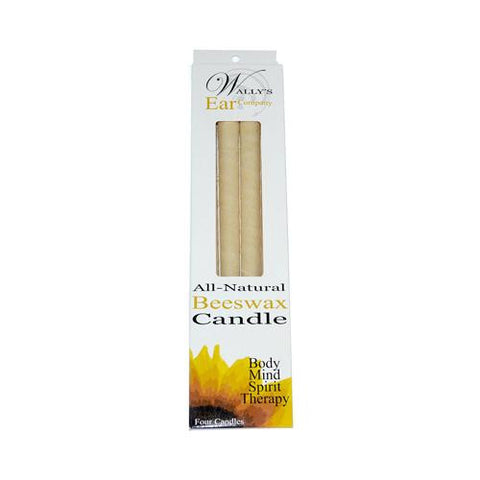 Wally's Ear Candles Beeswax - 4 Candles