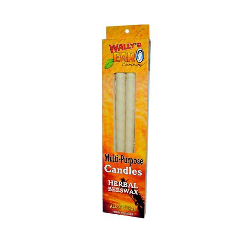 Wally's Ear Candles Herbal Beeswax - 4 Candles