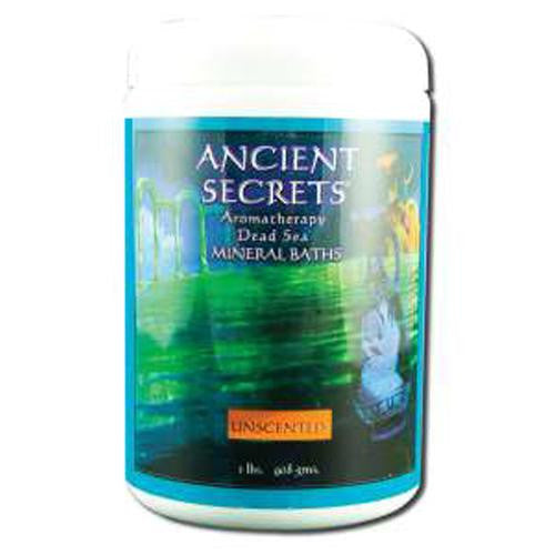 Ancient Secrets Aromatherapy Dead Sea Mineral Baths Unscented - 2 Lbs