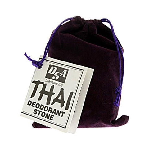 Thai Deodorant Stone Stone In Velvet Pouch - 1 Pouch