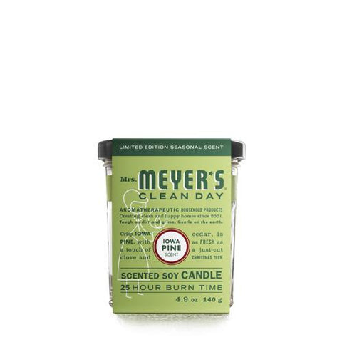 Mrs. Meyer's Soy Candle - Iowa Pine - Case Of 6 - 4.9 Oz Candles