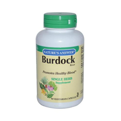 Nature's Answer Burdock Root - 90 Vegetarian Capsules