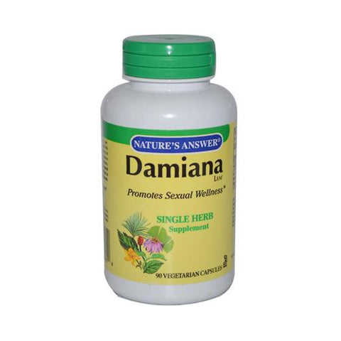 Nature's Answer Damiana Leaf - 90 Vegetarian Capsules