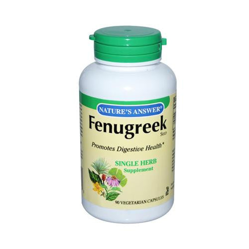 Nature's Answer Fenugreek Seed - 90 Vegetarian Capsules