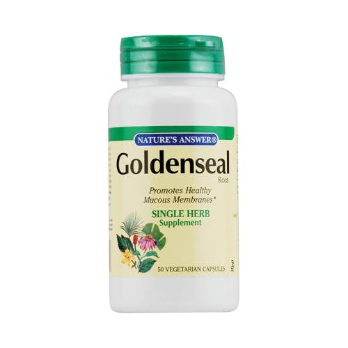 Nature's Answer Goldenseal Root - 50 Vegetarian Capsules