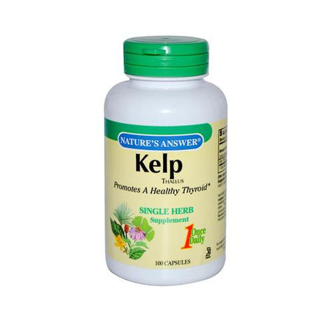 Nature's Answer Kelp Thallus - 100 Capsules