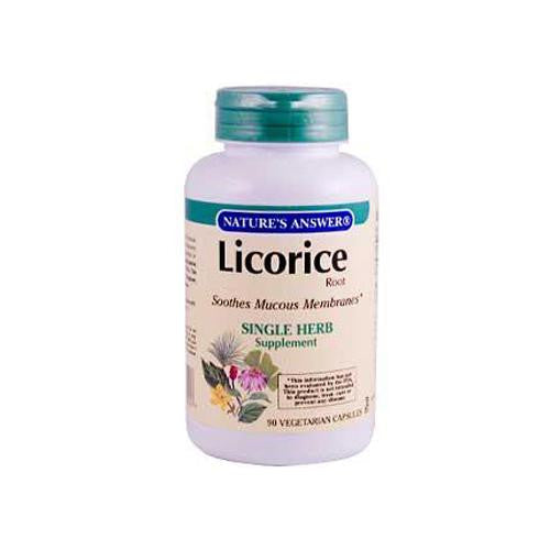 Nature's Answer Licorice Root - 90 Vegetarian Capsules