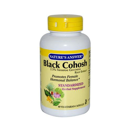 Nature's Answer Black Cohosh Root Extract - 60 Vegetarian Capsules