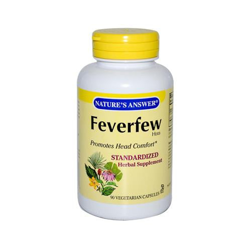 Nature's Answer Feverfew Herb - 90 Vegetarian Capsules