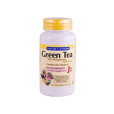 Nature's Answer Green Tea Leaf Extract - 30 Vegetarian Capsules