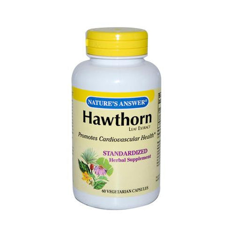 Nature's Answer Hawthorn Leaf Extract - 60 Vegetarian Capsules