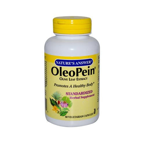 Nature's Answer Oleopein Olive Leaf Extract - 60 Vegetarian Capsules