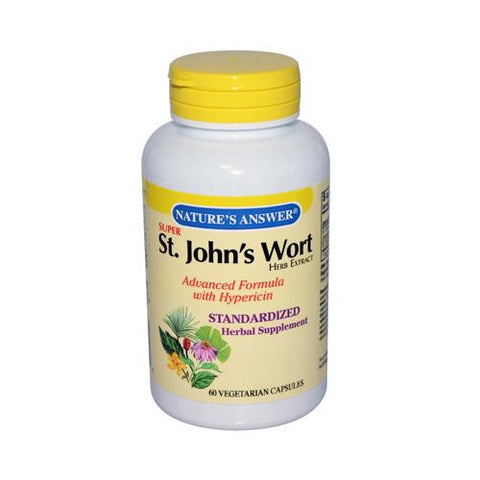 Nature's Answer Super St John's Wort Herb Extract - 60 Vegetarian Capsules