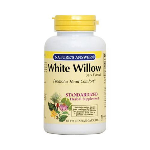 Nature's Answer White Willow Bark Standardized - 60 Vcaps