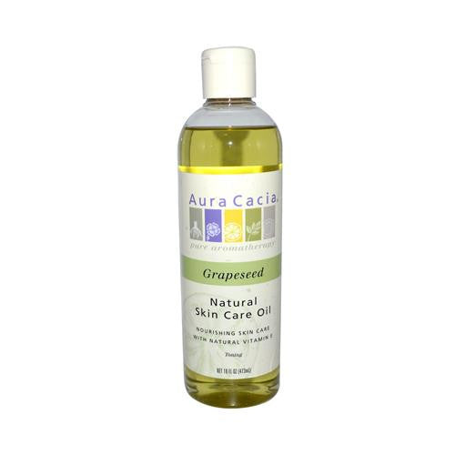 Aura Cacia Natural Skin Care Oil Grapeseed - 16 Fl Oz