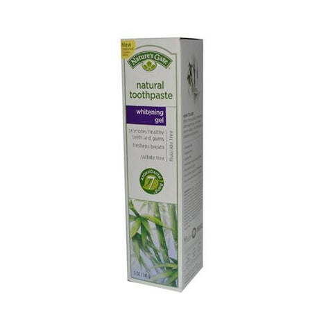 Nature's Gate Natural Toothpaste Gel Whitening - 5 Oz - Case Of 6