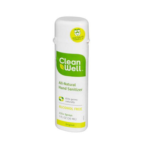 Cleanwell All-natural Hand Sanitizer Spray Alcohol-free - 1 Fl Oz - Case Of 24