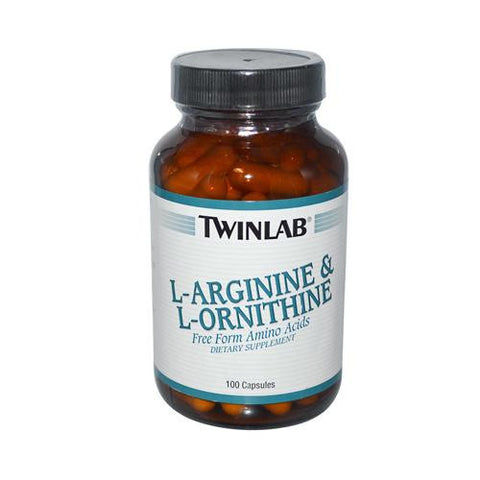 Twinlab L-arginine And L-ornithine - 100 Capsules