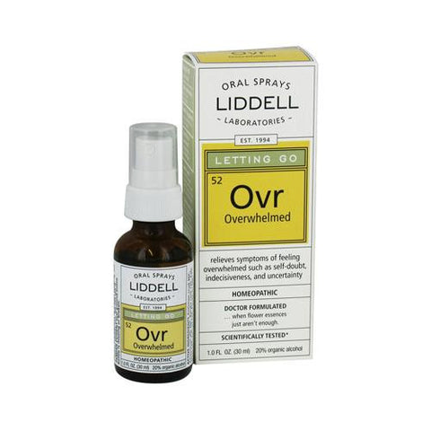 Liddell Homeopathic Letting Go Overwhelmed Spray - 1 Fl Oz