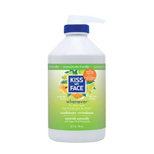 Kiss My Face Whenever Conditioner Green Tea And Lime - 32 Fl Oz