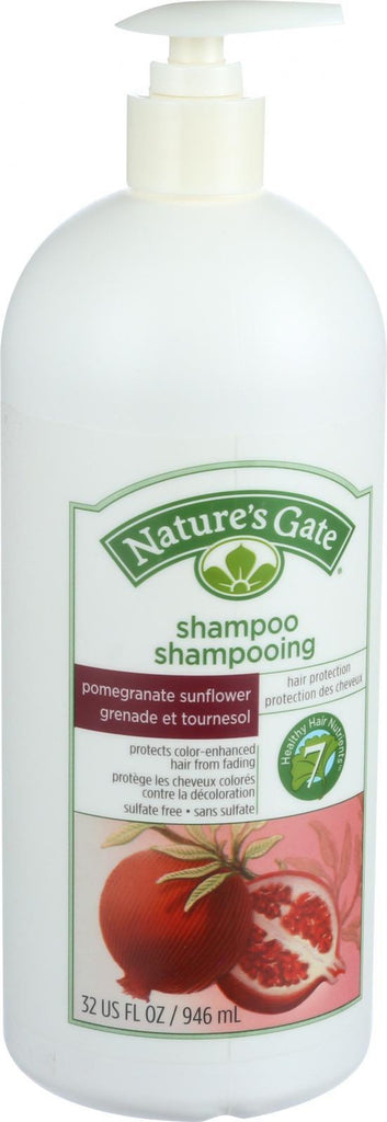 Nature's Gate Shampoo - Pomegranate And Sunflower Hair Defense - 32 Oz