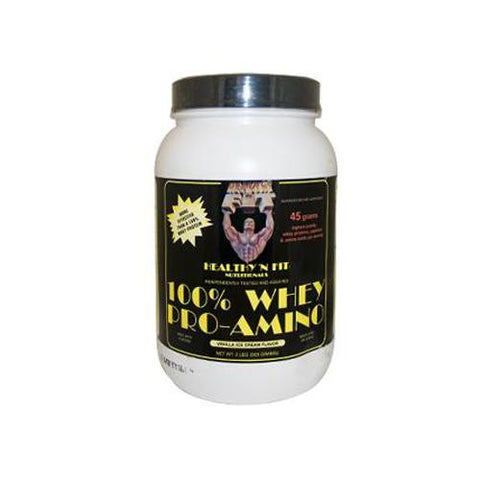 Healthy 'n Fit Nutritionals Whey Pro-amino Vanilla Ice Cream - 2 Lbs