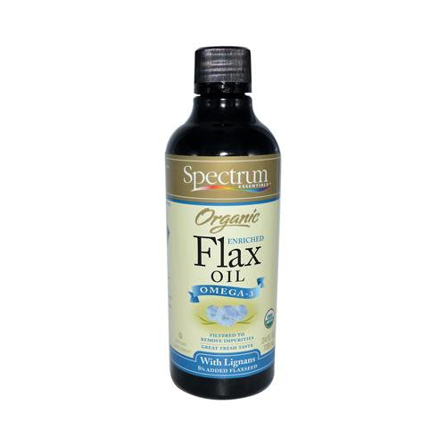 Spectrum Essentials Organic Flax Oil With Lignans - 24 Fl Oz