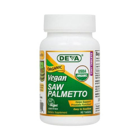 Deva Vegan Vitamins Vegan Saw Palmetto - 490 Mg - 90 Tablets