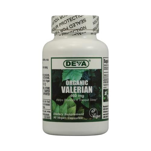 Deva Vegan Organic Valerian - 460 Mg - 90 Vegan Capsules