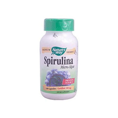 Nature's Way Spirulina Micro-algae - 100 Capsules