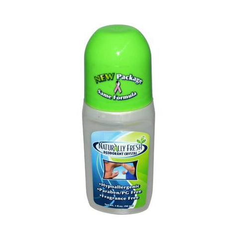 Naturally Fresh Roll On Deodorant Crystal - 3 Oz