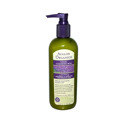 Avalon Organics Facial Cleansing Milk Lavender - 7 Fl Oz