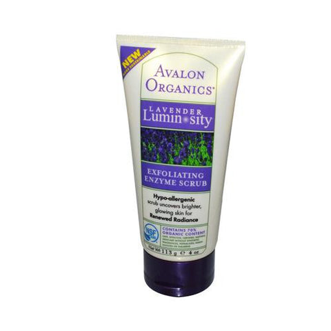 Avalon Organics Exfoliating Enzyme Scrub Lavender - 4 Fl Oz