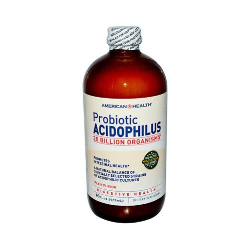 American Health Probiotic Acidophilus Plain - 16 Fl Oz